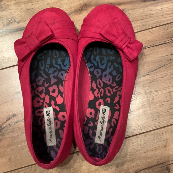 American Eagle hot pink flat shoes - Picture 3 of 10
